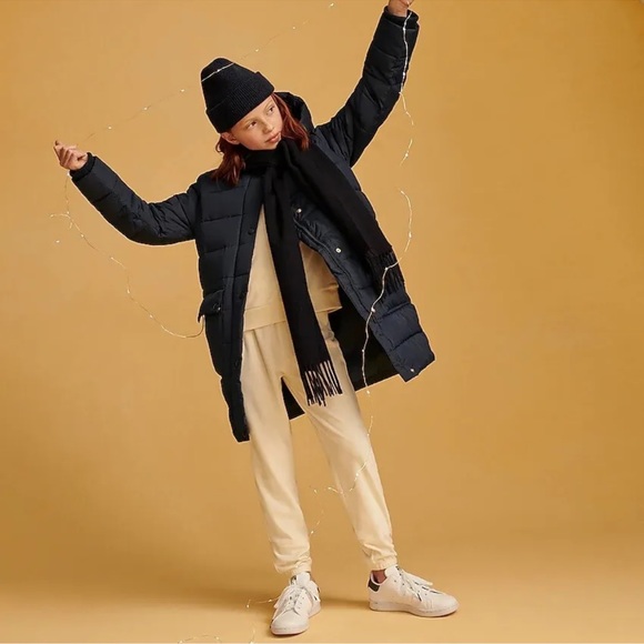 j.crew Girls' chateau puffer jacket with eco-friendly PrimaLof XXS and XS - Picture 3 of 6